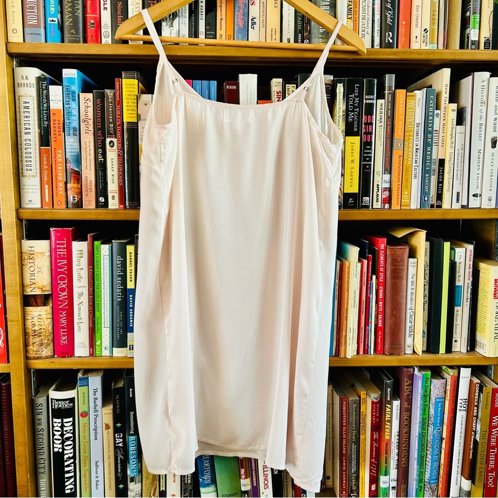 Velvet Graham Spencer Sheer Floral Drawstring Waist Slip Lng Sleeve Midi Dress S - Picture 10 of 16